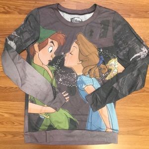 Disney Hot Topic Peter Pan sweater size small